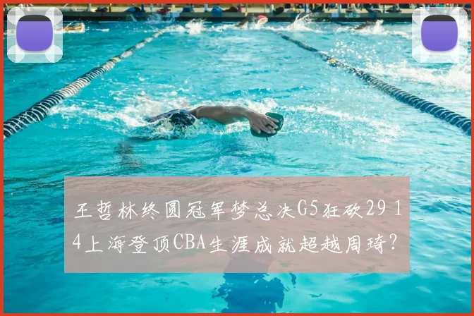 王哲林终圆冠军梦总决G5狂砍29 14上海登顶CBA生涯成就超越周琦？