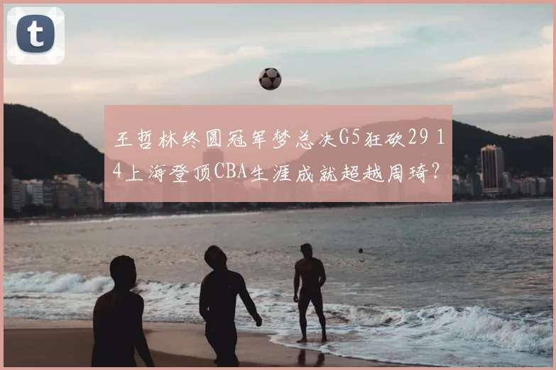 王哲林终圆冠军梦总决G5狂砍29 14上海登顶CBA生涯成就超越周琦？