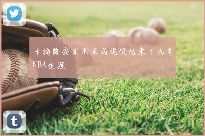 卡梅隆安东尼正式退役结束十九年NBA生涯